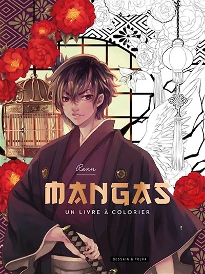 Mangas : un livre à colorier