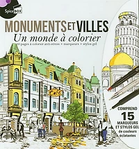 Monuments et villes - Un monde à colorier