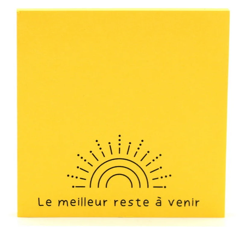 Bloc-notes autocollant - Le meilleur reste... VF