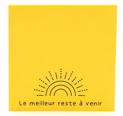 Bloc-notes autocollant - Le meilleur reste... VF