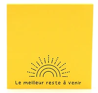 Bloc-notes autocollant - Le meilleur reste... VF