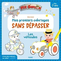 Mes premiers coloriages sans dépasser: les vehicules - French Ed