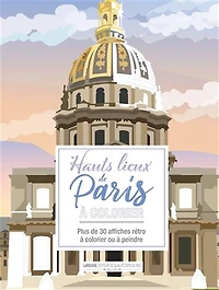 Hauts-lieux de Paris : affiches à colorier
