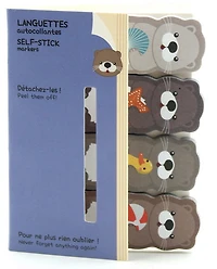 Languettes autocollantes Loutres