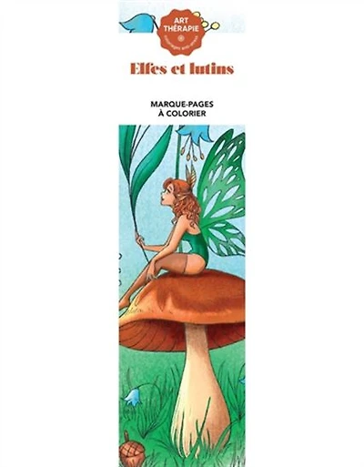 Elfes et Lutins : marque-pages à colorier