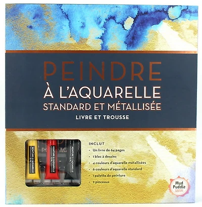 Aquarelle et peinture métallique Cof.
