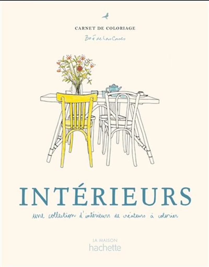 Intérieurs : une collection d'intérieurs de créateurs à colorier