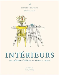 Intérieurs : une collection d'intérieurs de créateurs à colorier