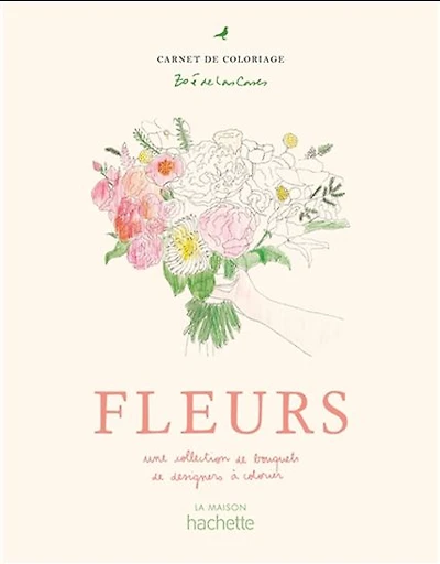 Fleurs : une collection de bouquets de designers à colorier