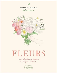 Fleurs : une collection de bouquets de designers à colorier