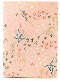 Grand cahier ligné Fleurs