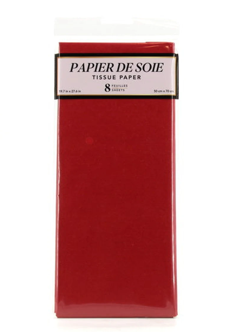 Papier de soie Rouge