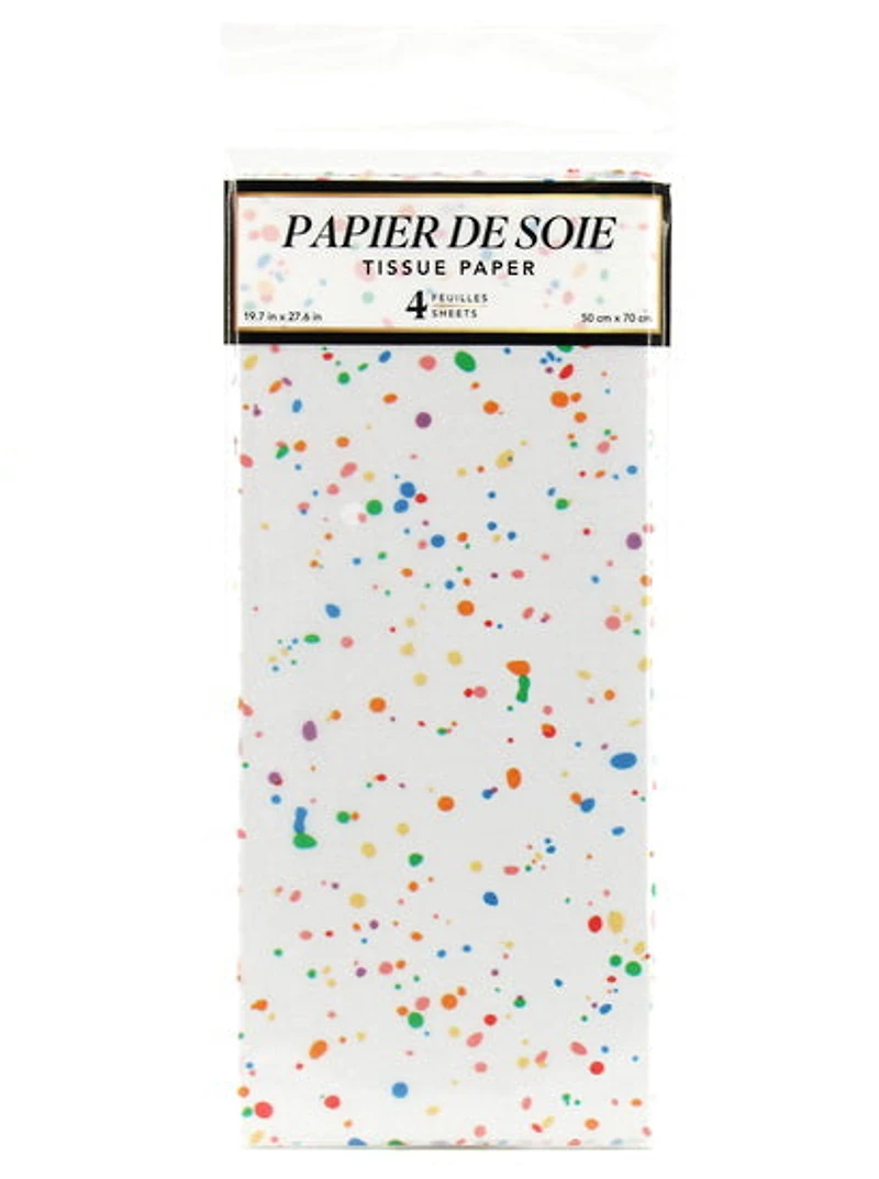 Papier de soie Éclaboussures