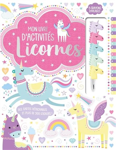 Mon livre d'activités : licornes