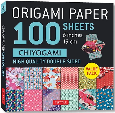 Origami Paper 100 sheets Chiyogami Patterns 6" (15 cm)