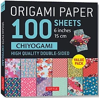Origami Paper 100 sheets Chiyogami Patterns 6" (15 cm)