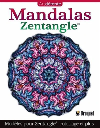 Mandalas Zentangle : mandalas apaisants pour colorier et s'inspirer