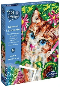 Canevas à diamanter Chat