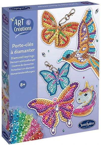 Porte-clés à diamanter