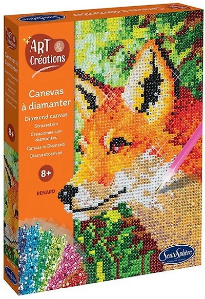 Canevas à diamanter Renard
