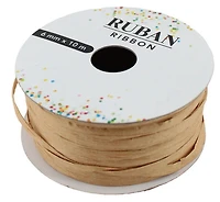 Ruban raphia naturel