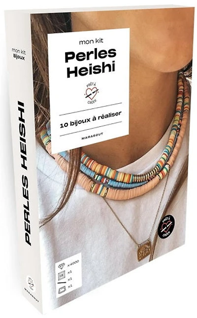 Mon kit perles heishi : 10 bijoux à réaliser
