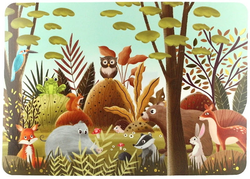 Napperon animaux de la forêt