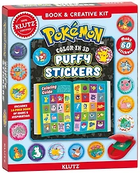 Pokemon Color-In 3D Stickers