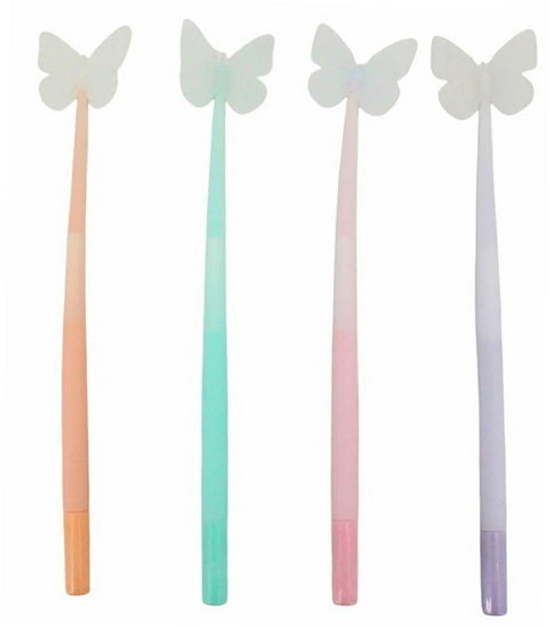 Stylo gel Papillons 4AS