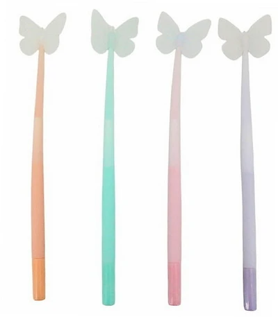 Stylo gel Papillons 4AS