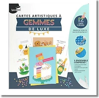 Cartes artistiques à gemmes de luxe