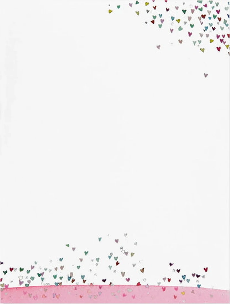 Papier à lettres Cœurs (30 feuilles/24 enveloppes)