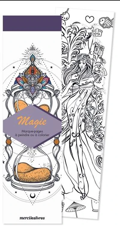 Magie : marque-pages à peindre ou à colorier N. éd.