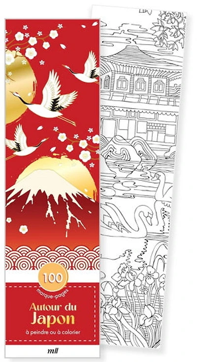 Autour du Japon : 100 marque-pages à peindre ou à colorier