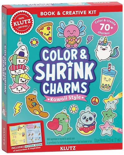 Color & Shrink Charms: Kawaii Style