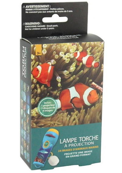 Lampe torche avec projections - Vie aquatique