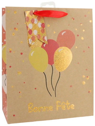 Sac moyen kraft - Bonne fête FR