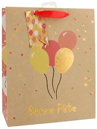 Sac moyen kraft - Bonne fête FR