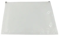 Env. à glissière format lettre transparent