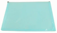 Env. à glissière format lettre turquoise
