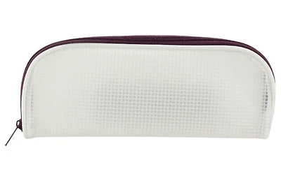 Étui à crayon en silicone accent coloré mauve