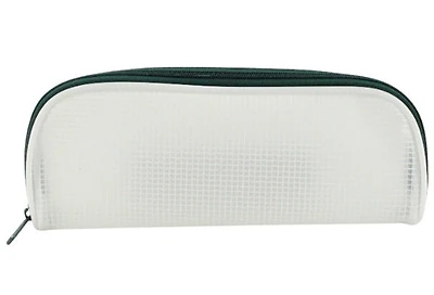 Étui à crayon en silicone accent coloré vert