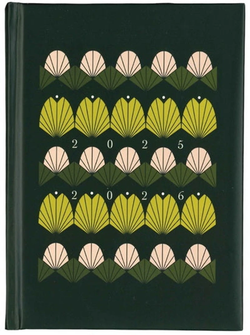 Agenda 25/26 fleurs art déco 1s/2p