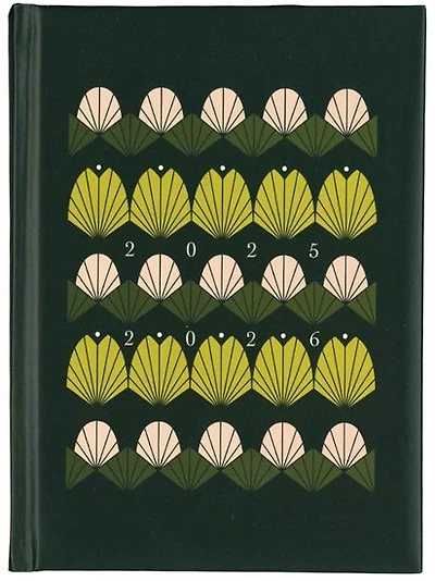 Agenda 25/26 fleurs art déco 1s/2p