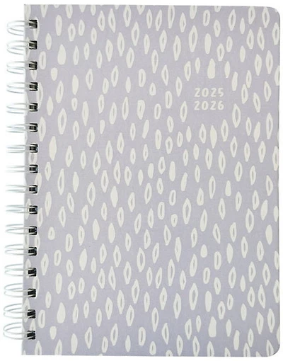 Agenda 25/26 abstrait mauve 1s/2p