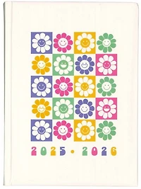 Agenda 25/26 fleurs pastel 1s/2p