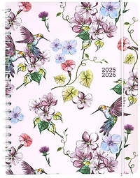 Agenda 25/26 colibri et fleurs 1s/2p