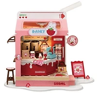 Mini maison à bricoler - Lait aux fraises