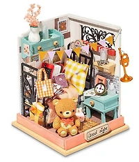 Mini maison à bricoler - Chambre à coucher