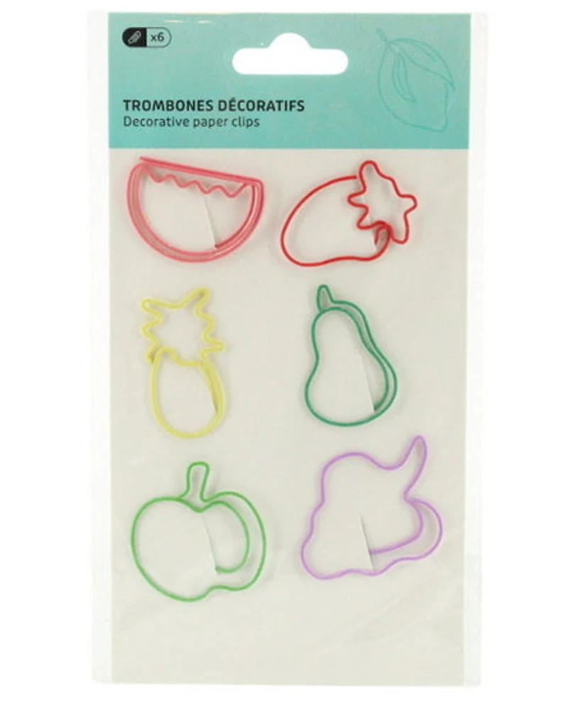 Ens. 6 trombones fruits